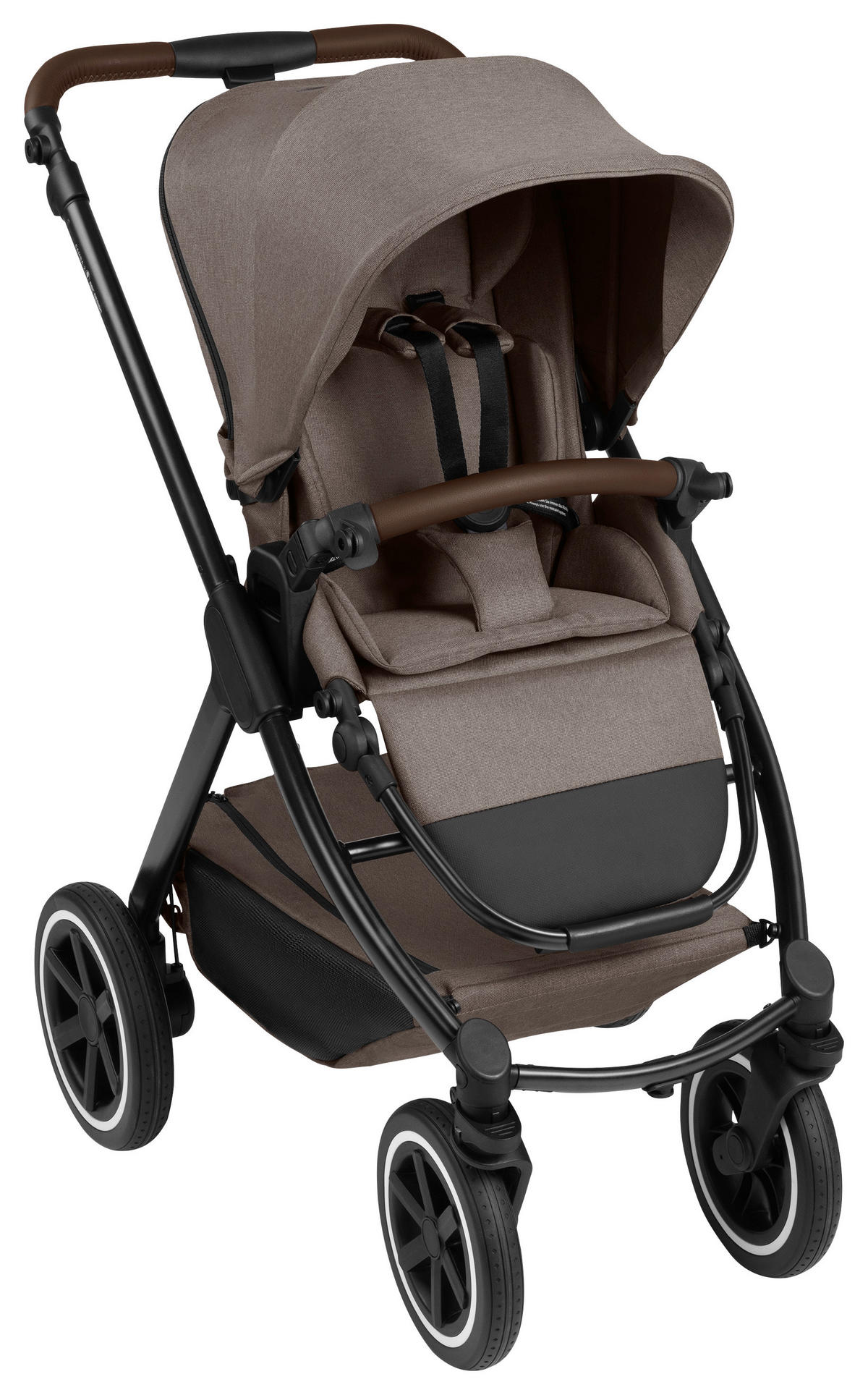 KINDERWAGENSET Samba 2 All in One Set Maxi Cosi  - Schwarz/Cappuccino, Basics, Textil/Metall (88/60/108cm) - ABC Design