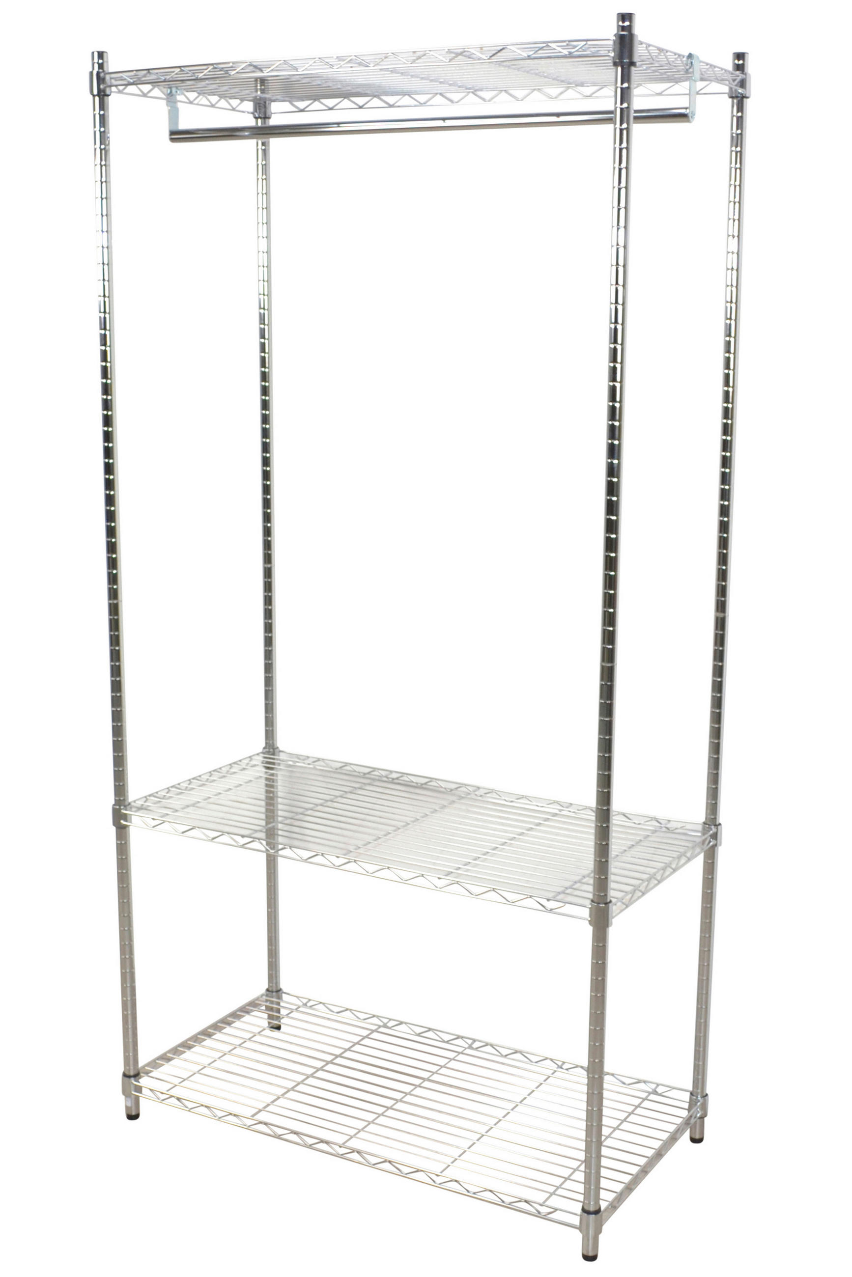 ROLLGARDEROBE in   - Chromfarben, Design, Kunststoff/Metall (45/90/187cm) - MID.YOU