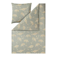 BETTWÄSCHE 2-teilig Atelier Interlock-Jersey 135/200 cm  - Grün, Design, Textil (135/200cm) - Estella