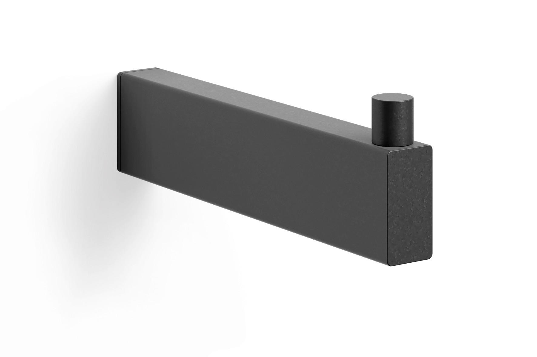 Zack Toilettenpapierhalter Linea Schwarz 1.5x4.2x13 cm