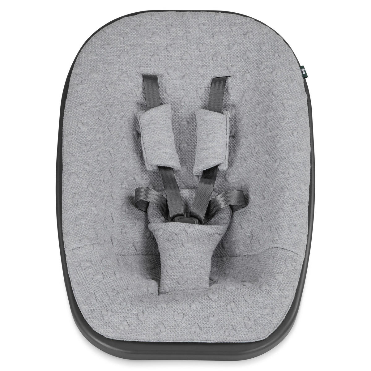 BEBI NOSILJKA ZA HRANILICU  Yippy  - tamnosiva/siva, Osnovno, tekstil/plastika (67/22/44cm) - moji
