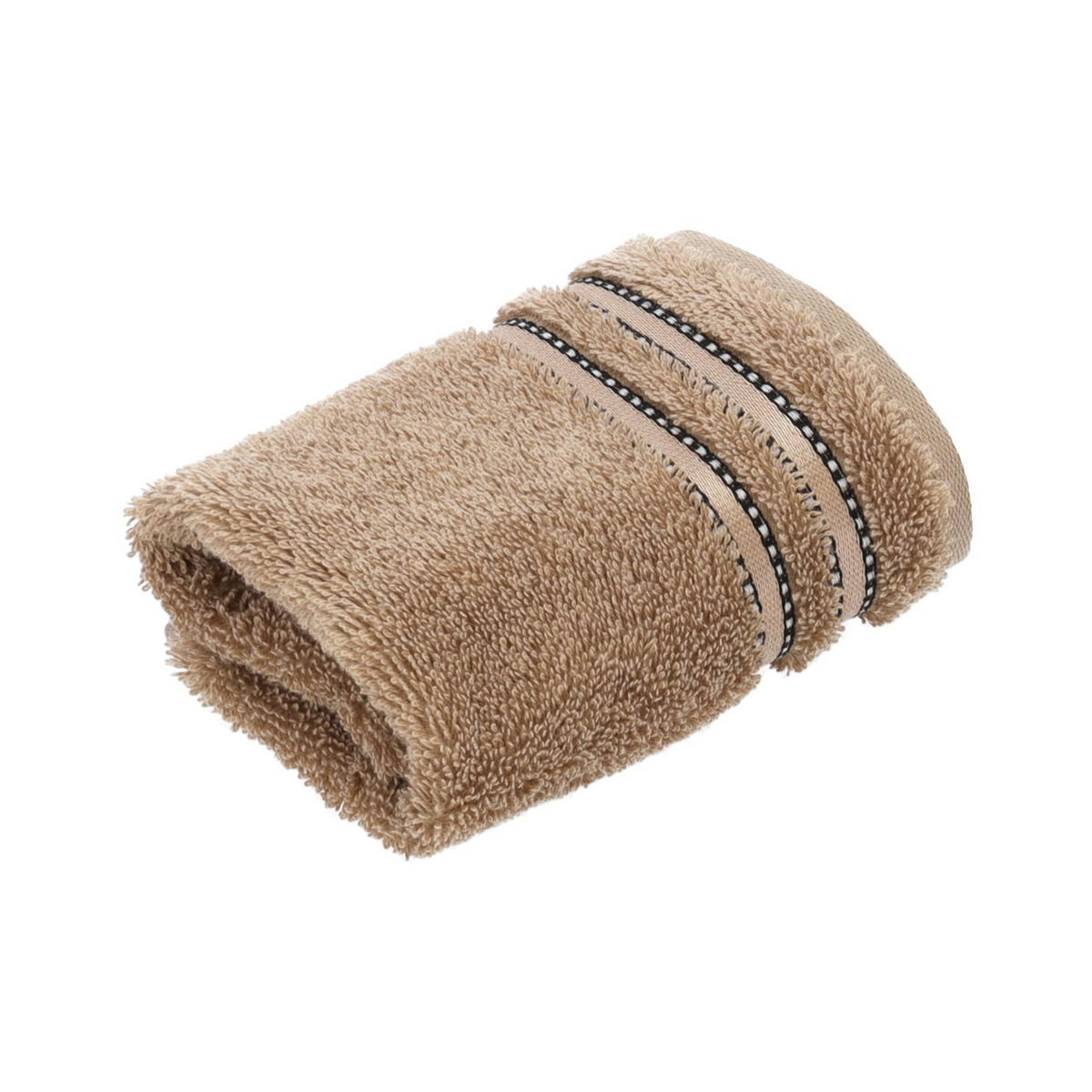 SEIFTUCH 30/30 cm Cult de Luxe Braun  - Braun, Basics, Textil (30/30cm) - Vossen