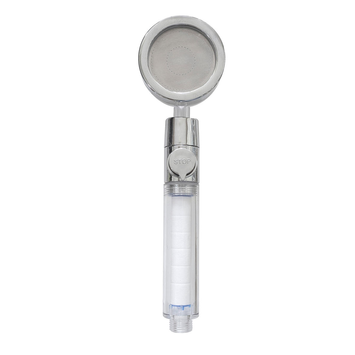 DUSCHKOPF   - Chromfarben, Basics, Kunststoff (8/28/5cm) - MSV
