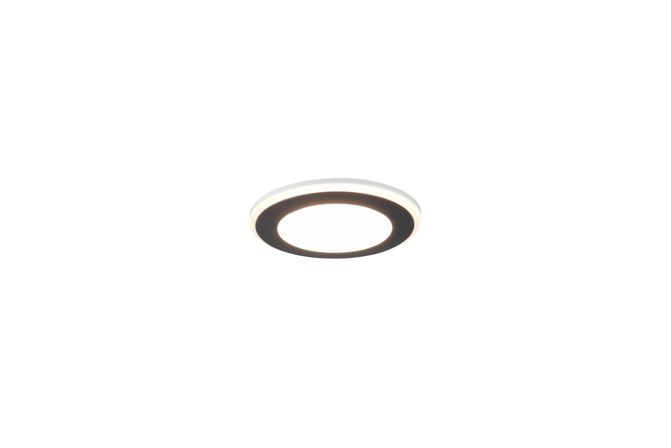 LED-EINBAUSPOT Aura 8,2 cm - Schwarz, KONVENTIONELL, Kunststoff (8,2cm) - Trio Leuchten