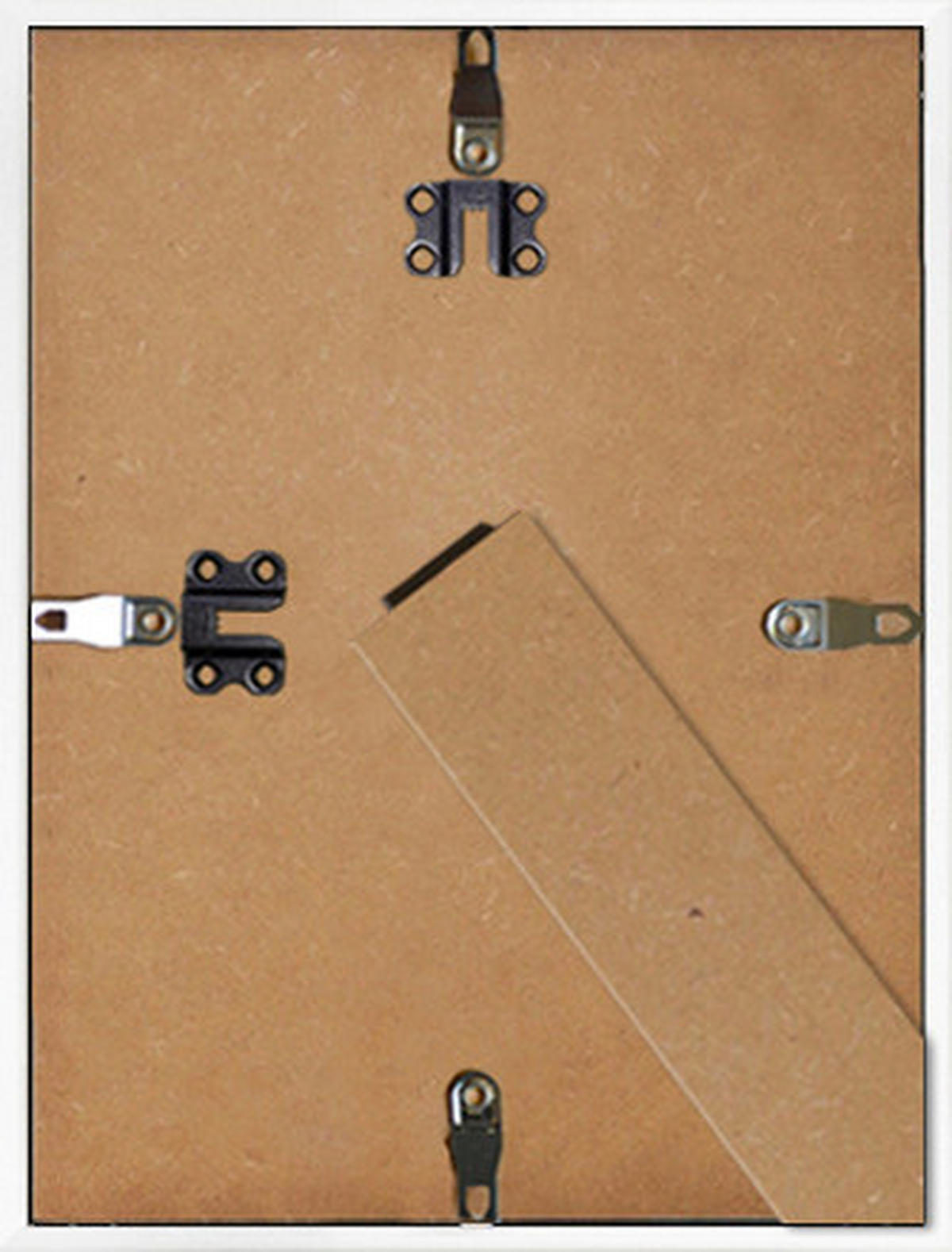 BILDERRAHMEN - Weiß Hochglanz, Basics, Papier/Holzwerkstoff (18/24/1,8cm)