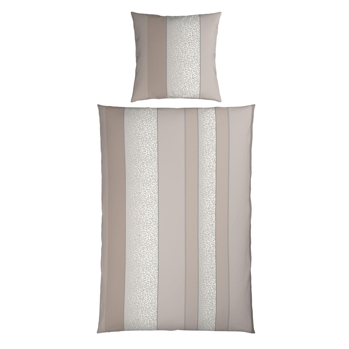 BETTWÄSCHE Flanell 135/200 cm  - Beige, Textil (135/200cm) - Dieter Knoll