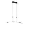 LED-HÄNGELEUCHTE 90/150 cm  - Schwarz, Design, Metall (90/150cm) - Fischer & Honsel