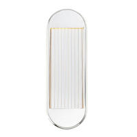 LED-WANDLEUCHTE    - Nickelfarben, KONVENTIONELL, Glas/Metall (42,2/14,2/11,4cm) - Elstead Lighting
