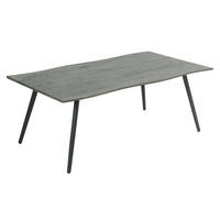 COUCHTISCH 60/110/42 cm rechteckig Grau  - Schwarz/Grau, Design, Holzwerkstoff/Metall (60/110/42cm) - Livetastic