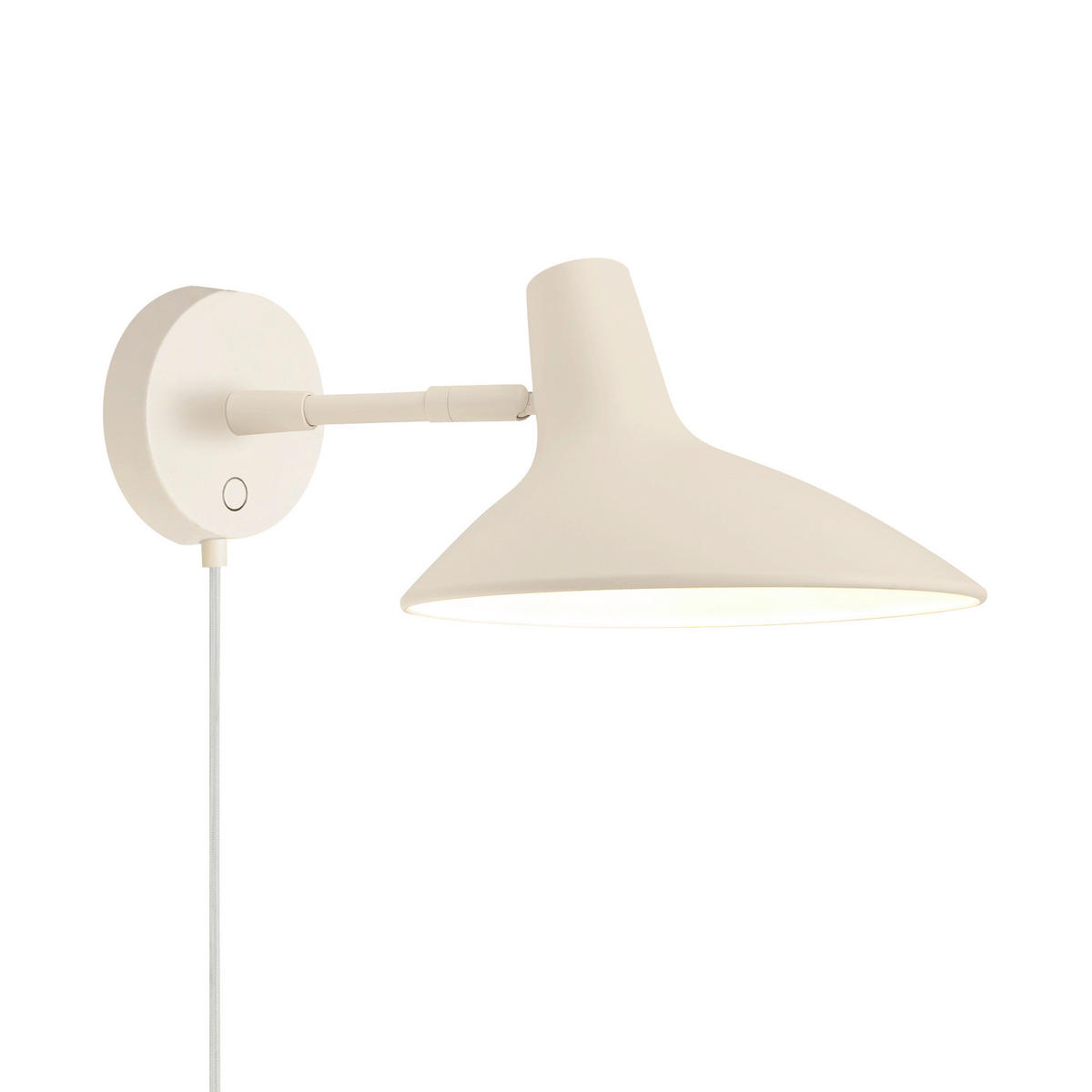 WANDLEUCHTE 33,5/13 cm  - Weiß, Design, Metall (33,5/13cm) - Nordlux