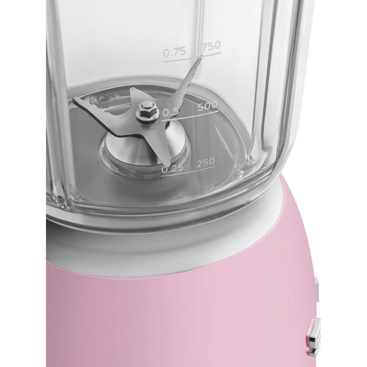 STANDMIXER  - Pink, Design, Kunststoff/Metall (19,7/39,7/16,3cm) - SMEG