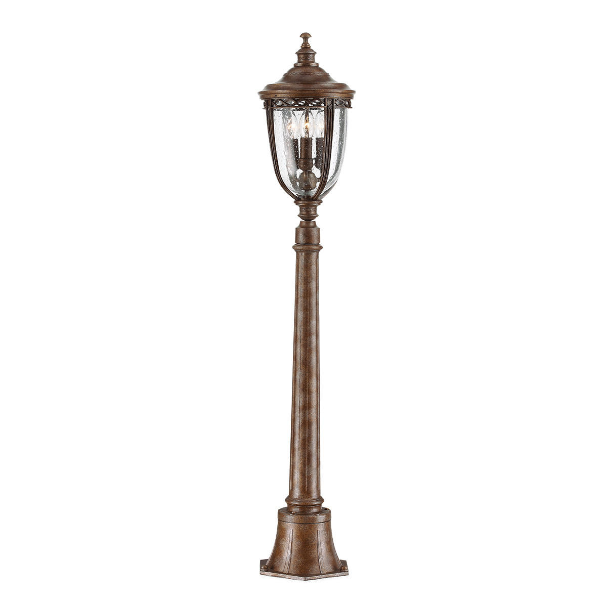 VÄGLAMPA - bronsfärgad, Basics, metall/glas (21.6/118cm) - Elstead Lighting