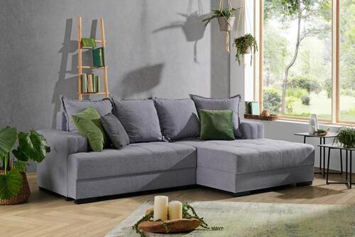 ECKSOFA in Webstoff Rot, Hellrot  238/148 cm  - Hellrot/Rot, KONVENTIONELL, Holz/Textil (238/148cm) - Carryhome