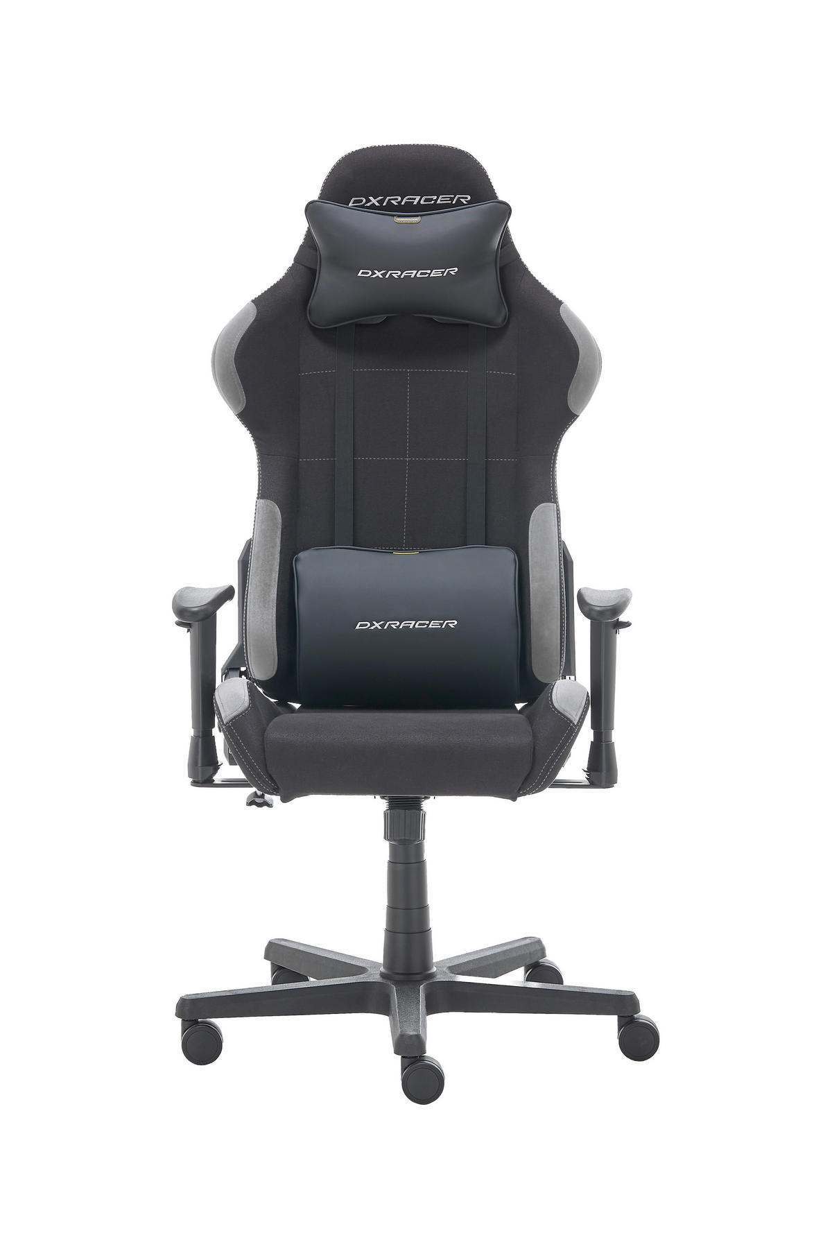 GAMINGSTUHL  in Grau, Schwarz  - Schwarz/Grau, KONVENTIONELL, Kunststoff/Textil (70/129/70cm) - Dxracer