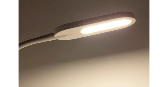 LED-TISCHLEUCHTE 37,5/15/43,5 cm - Weiß, Basics, Kunststoff/Metall (37,5/15/43,5cm) - Novel