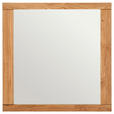 WANDSPIEGEL 80/80/2 cm    in quadratisch  - Eichefarben, KONVENTIONELL, Glas/Holz (80/80/2cm) - Linea Natura