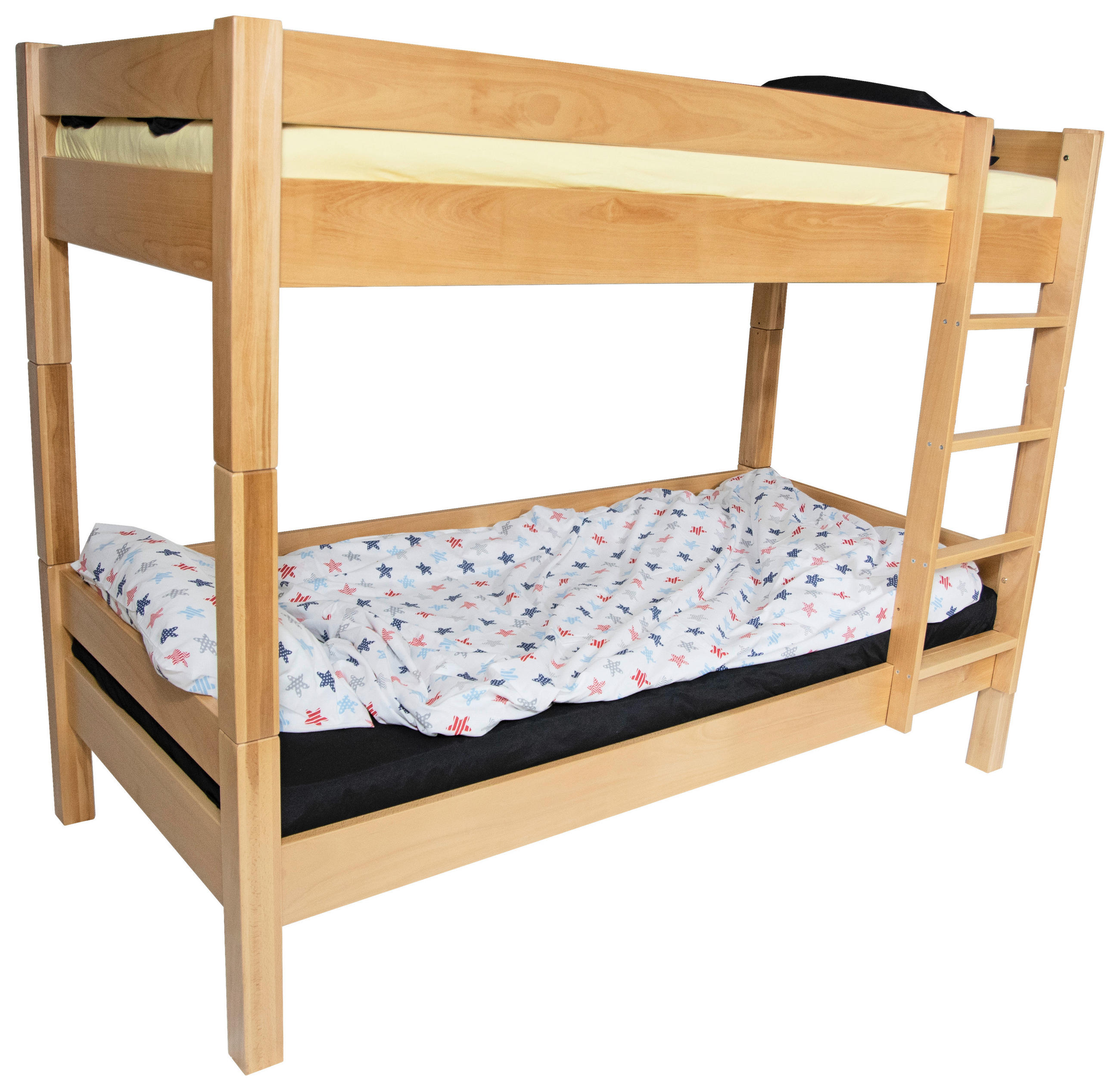 ETAGENBETT 90/200 cm Buchefarben  - Buchefarben, KONVENTIONELL, Holz (90/200cm) - Linea Natura