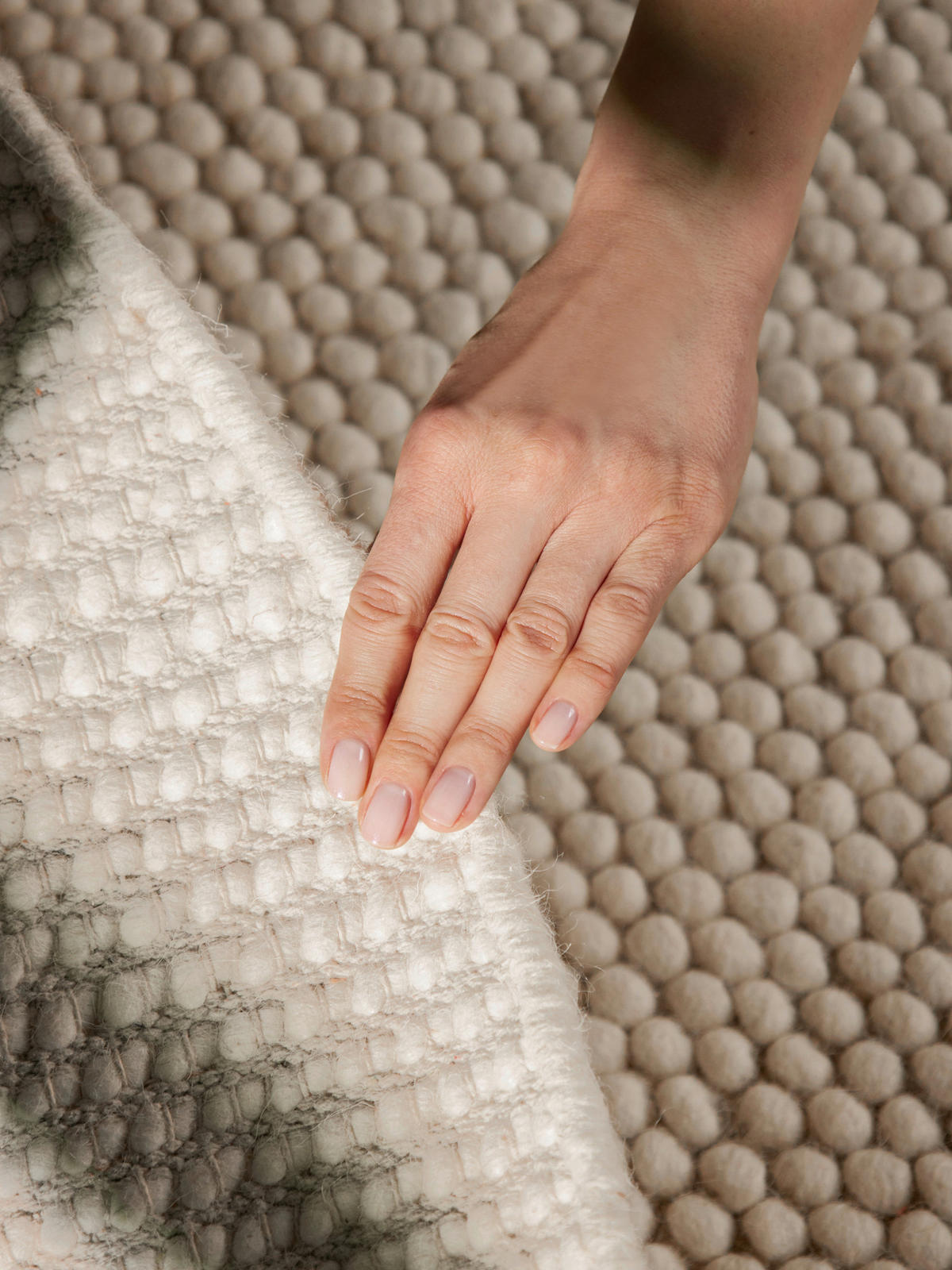 WOLLTEPPICH 200 cm Richmond Beige rund  - Beige, KONVENTIONELL, Textil (200cm) - Ted Baker