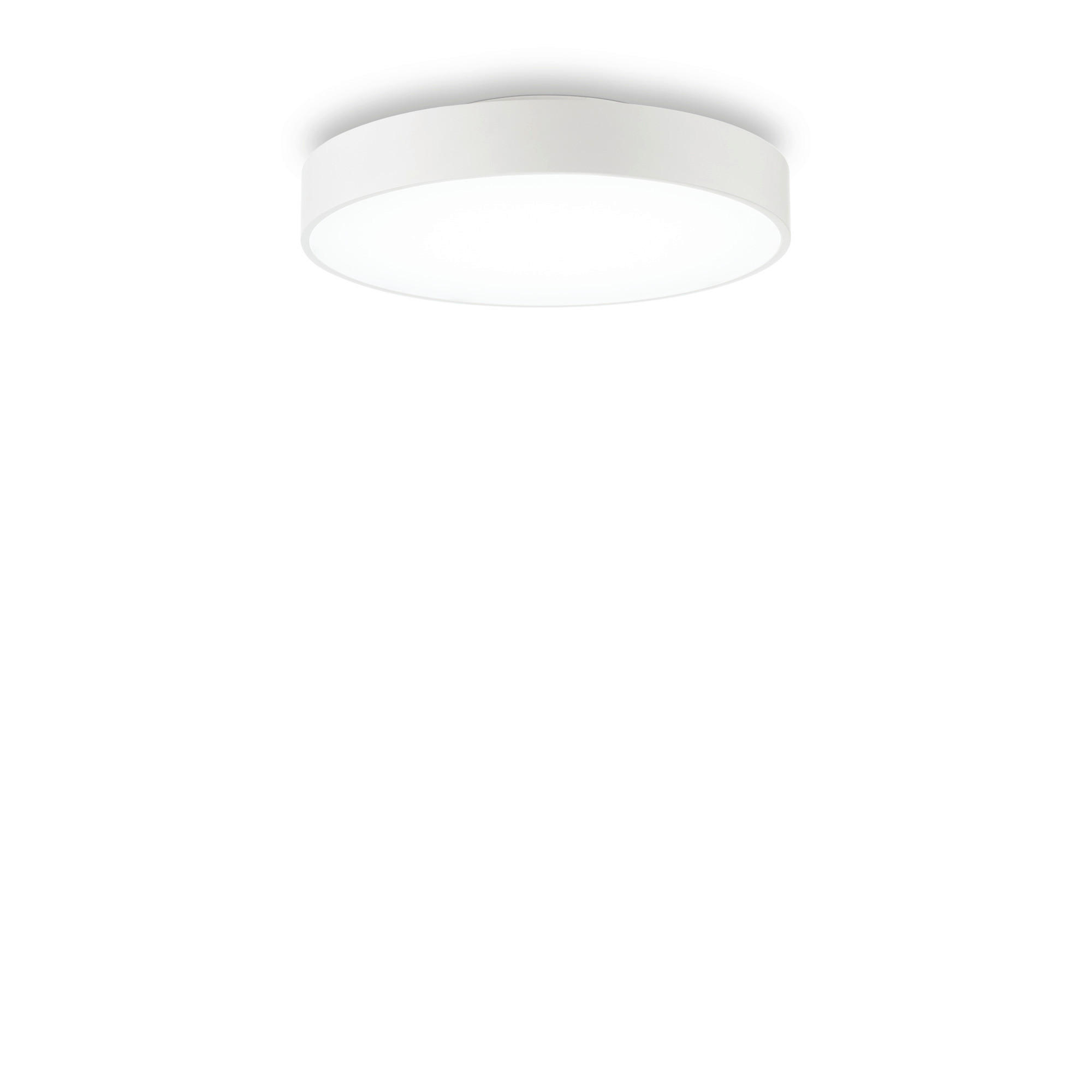 LED-DECKENLEUCHTE 35/9 cm   - Weiß, Basics, Metall (35/9cm) - Ideal Lux