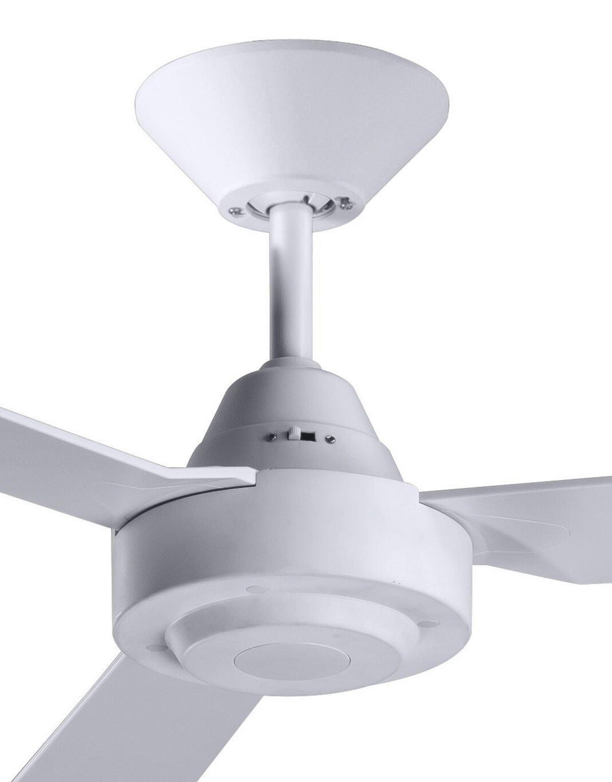 DECKENVENTILATOR  122/31 cm    - Weiss, Design, Kunststoff (122/31cm) - P & B
