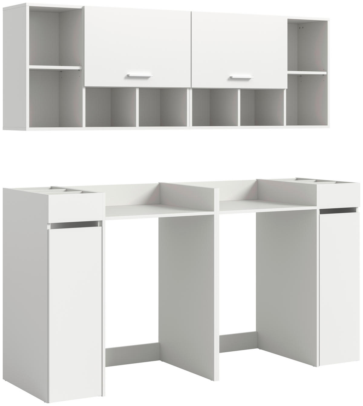 HAUSWIRTSCHAFTSRAUM 190/195/60 cm  in Weiß  - Weiß, Basics, Holzwerkstoff (190/195/60cm) - MID.YOU