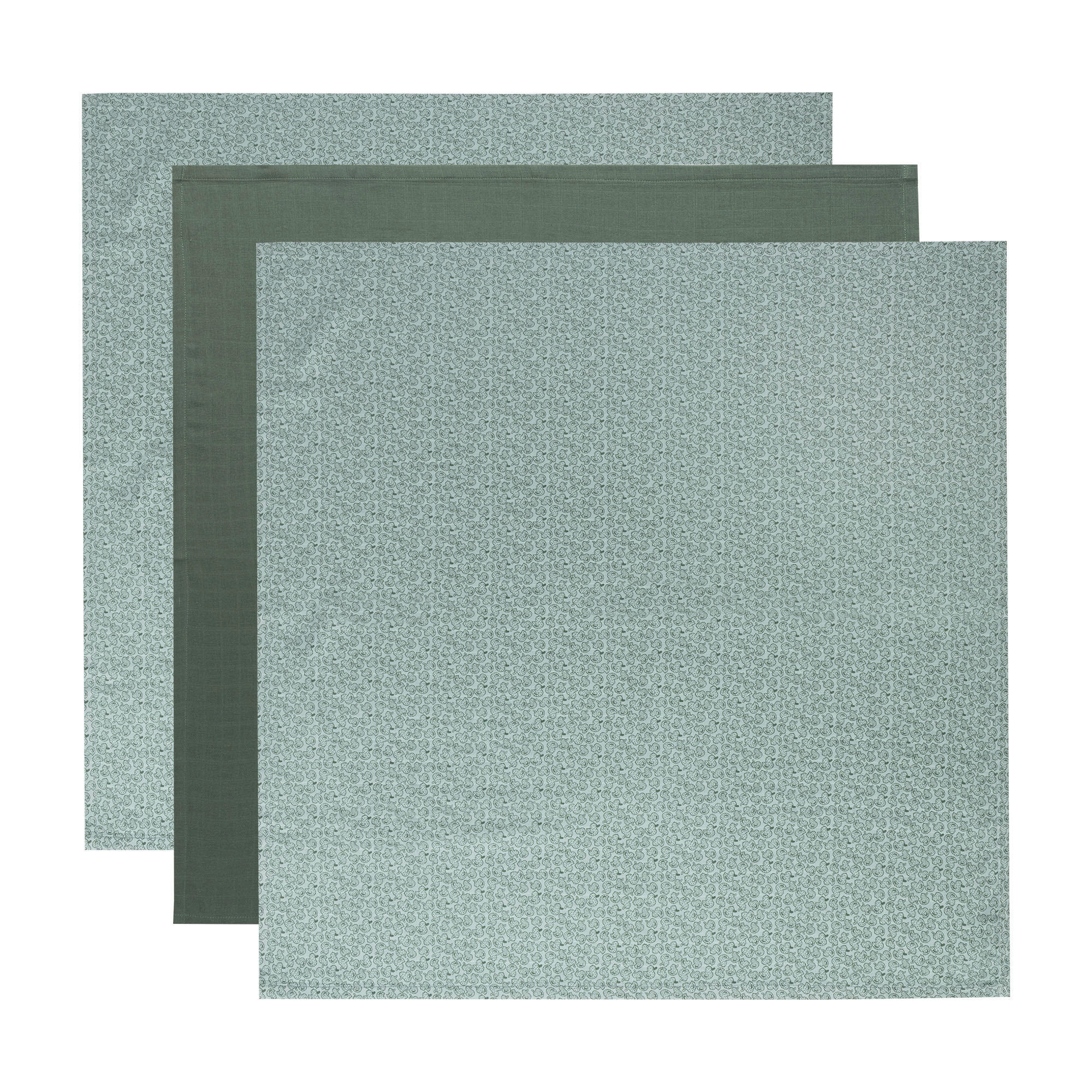 MULLWINDELNSET   SEPP  - Grün, Basics, Textil (70/70cm) - Bebe Jou
