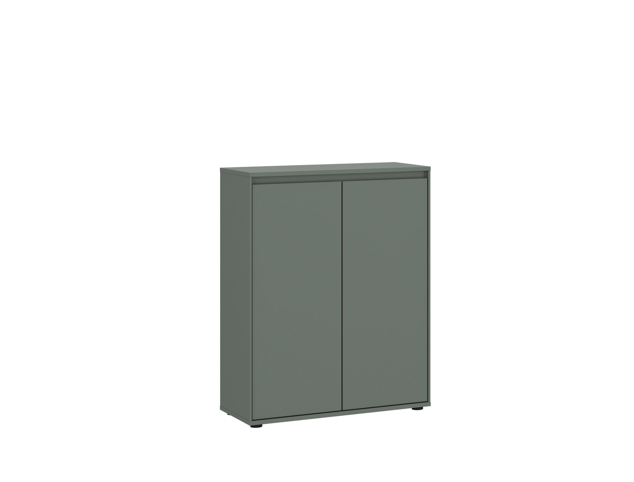 SCHUHSCHRANK Salbeigrün  - Salbeigrün, Design, Holzwerkstoff (75/96,8/35,3cm) - Livetastic