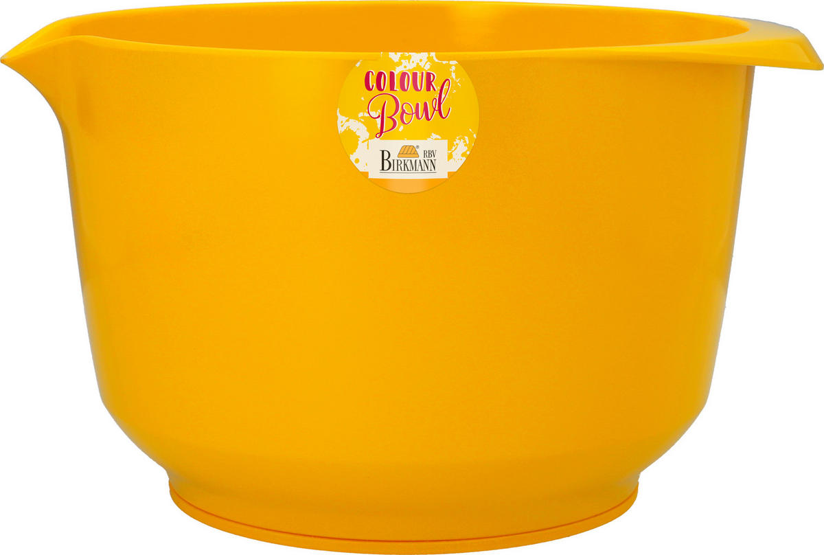 MÍSA NA MÍCHÁNÍ, plast,  - žlutá, Basics, plast (1,0l) - Birkmann