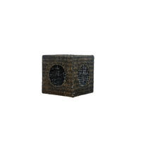 TIERHÖHLE - Schwarz, Natur, Naturmaterialien/Metall (33/33/33cm)