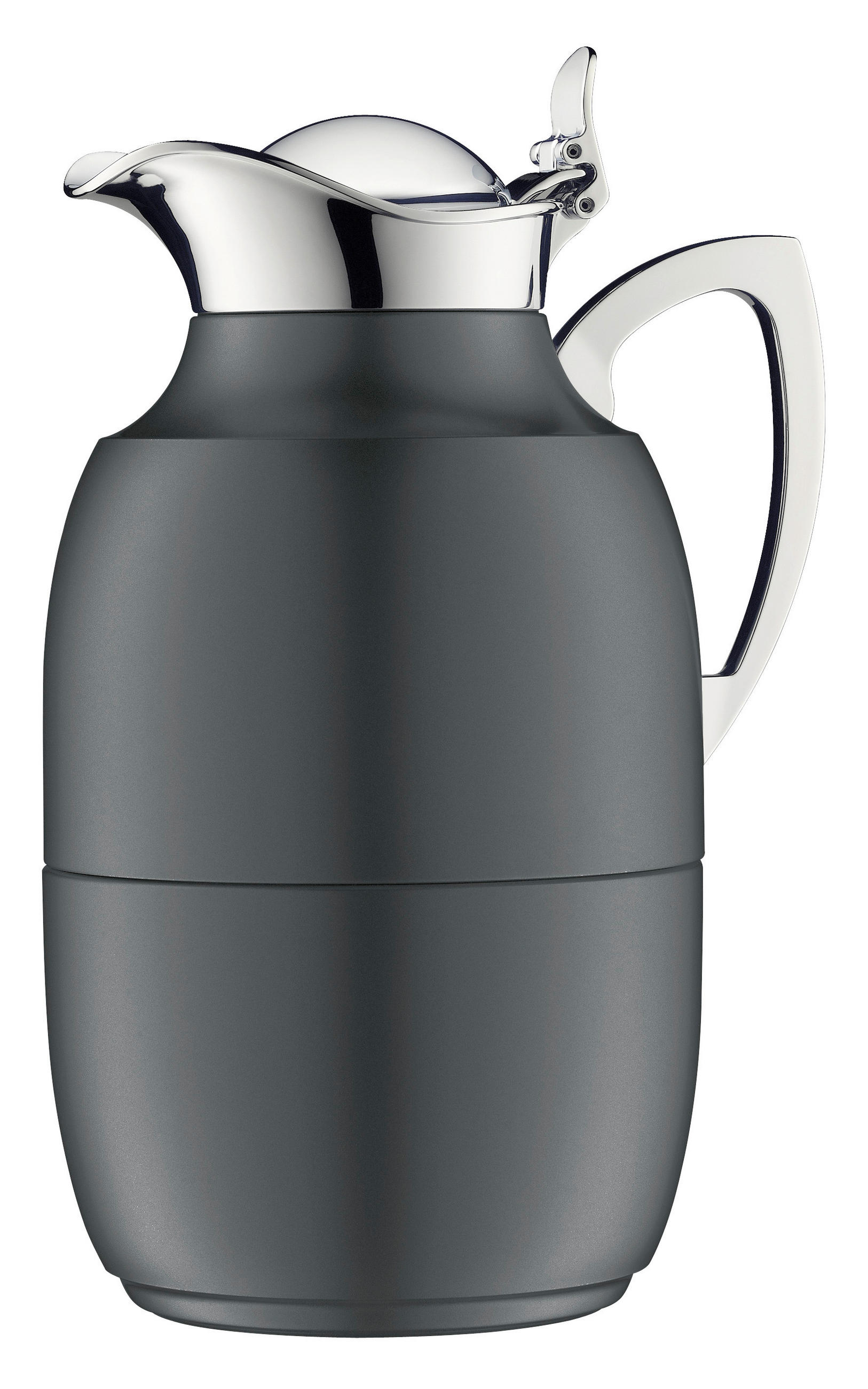 ISOLIERKANNE JUWEL 1 L  - Schwarz, Design, Metall (1,0l) - Alfi