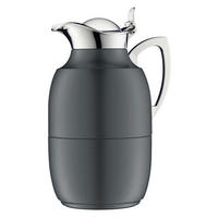 ISOLIERKANNE JUWEL 1 L  - Schwarz, Design, Metall (1,0l) - Alfi