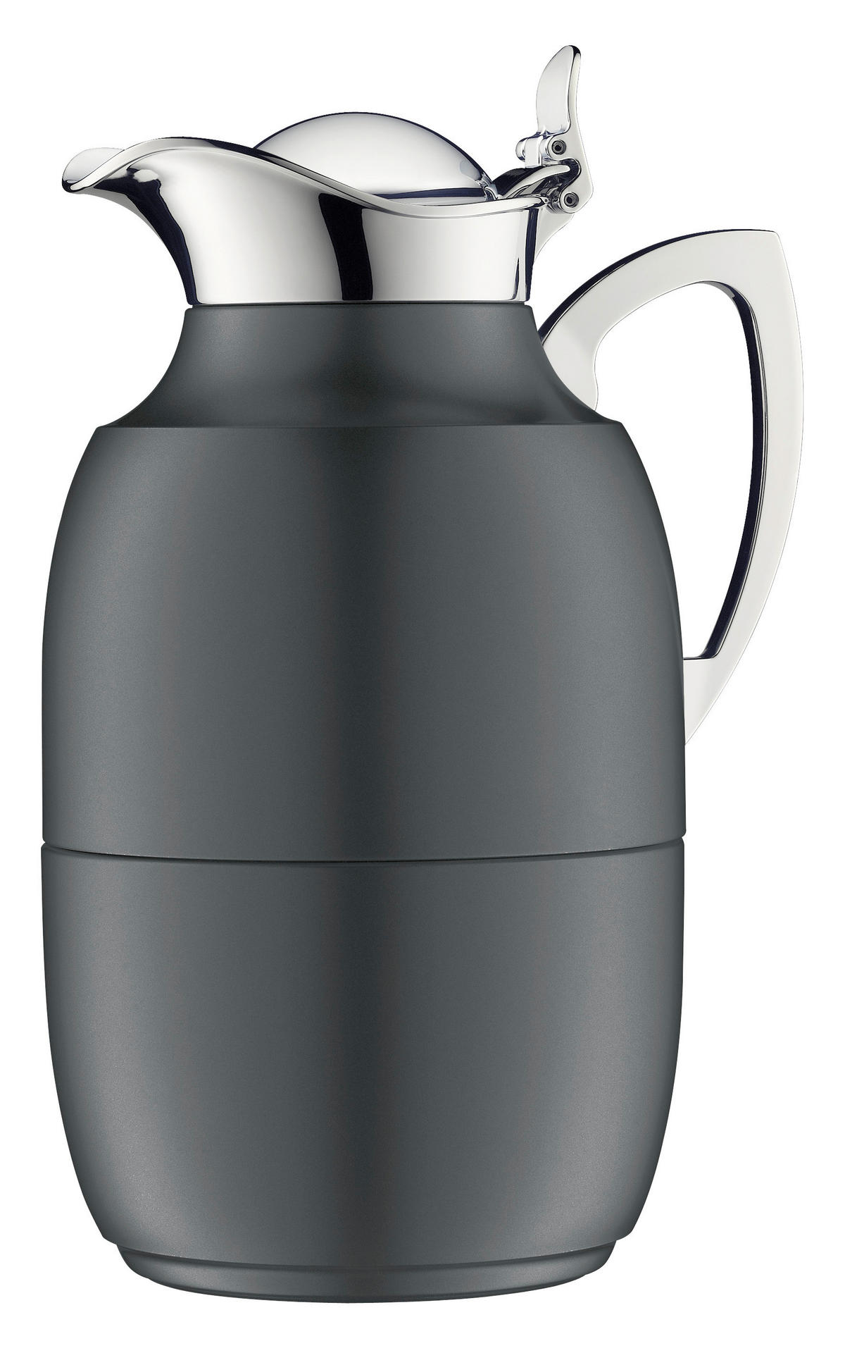 ISOLIERKANNE JUWEL 1 L  - Schwarz, Design, Metall (1,0l) - Alfi