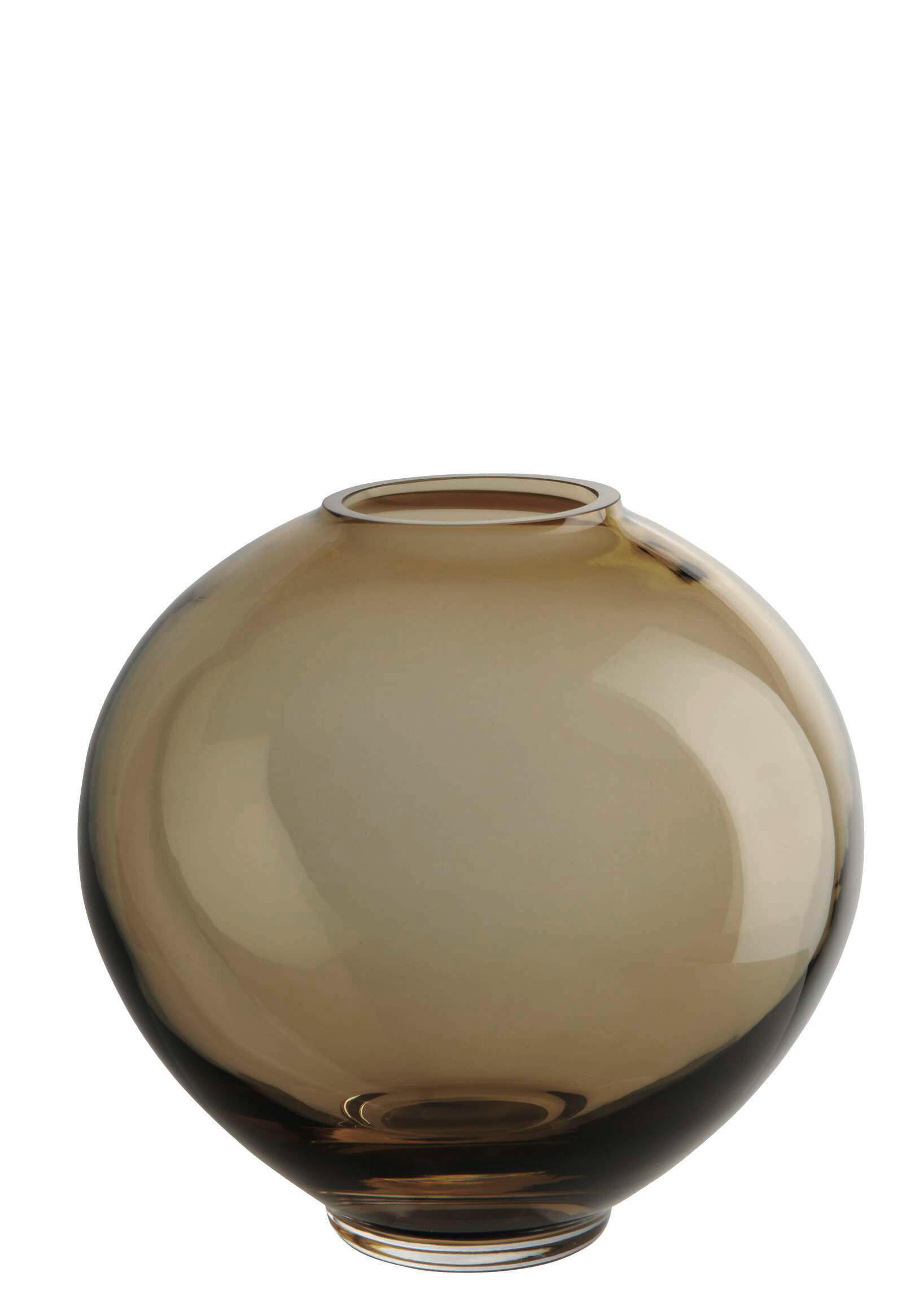 VASE  - Braun, Basics, Glas (17,5/16,5cm) - ASA