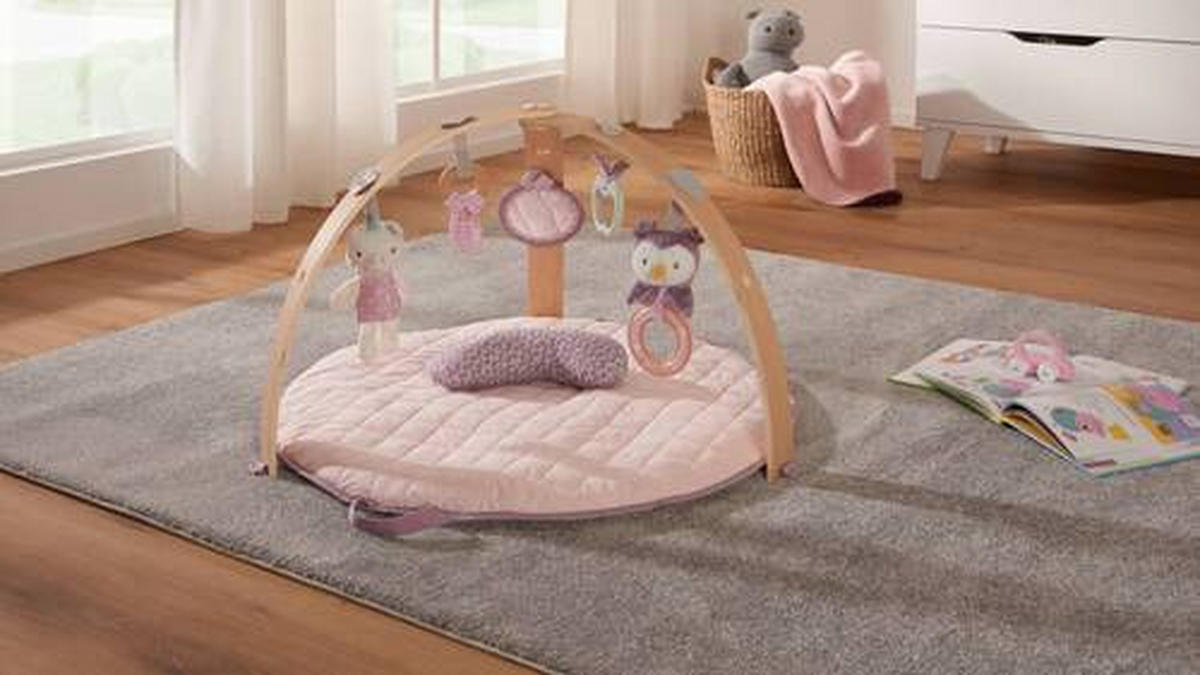 OBLÚK S HRAČKAMI - viacfarebná, Basics, drevo/textil (83,8cm)