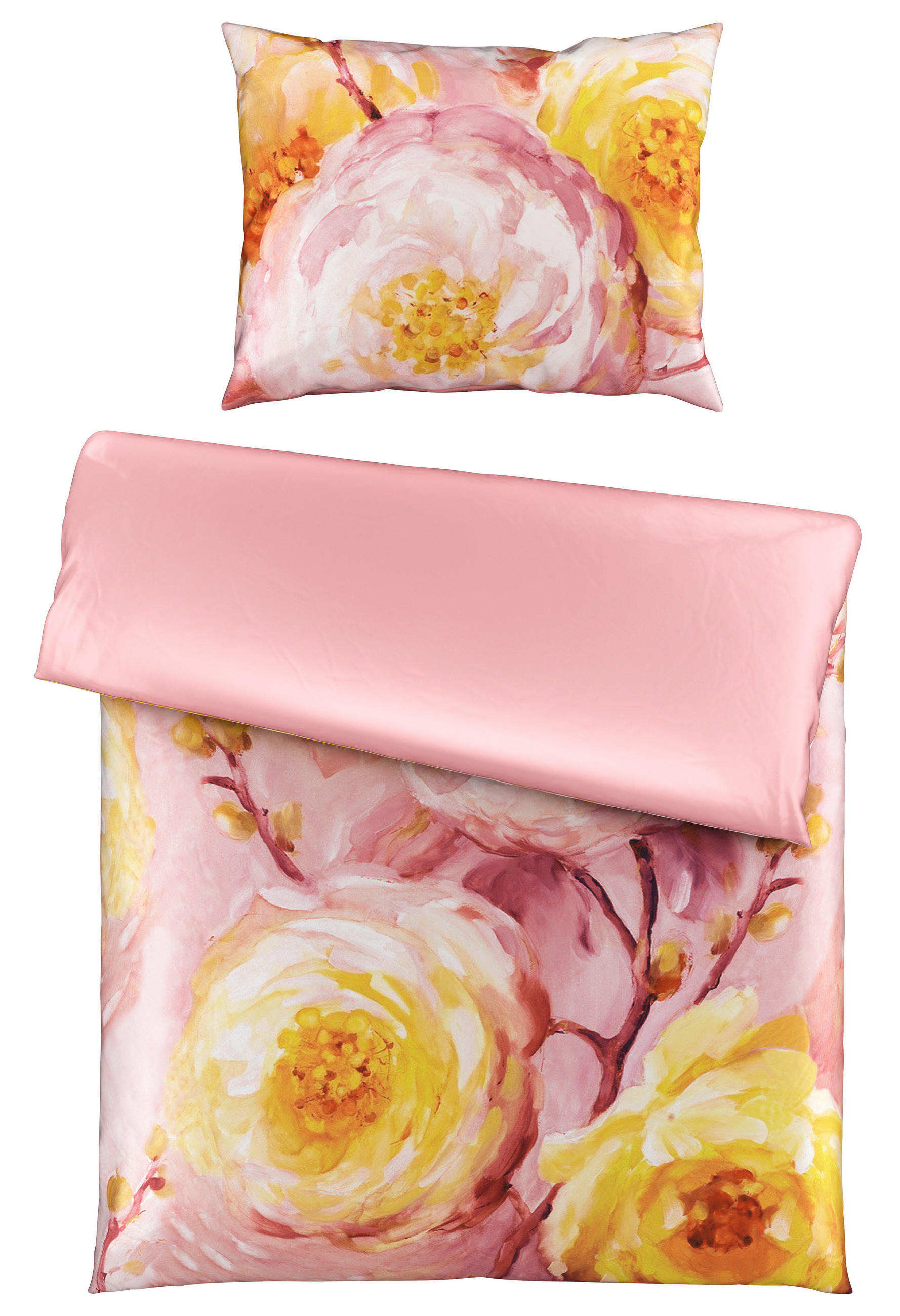 POSTELJINA SA DVA LICA SAMREEN 140/200 cm saten višebojna  - višebojna, Trendi, tekstil (140/200cm) - Esposa