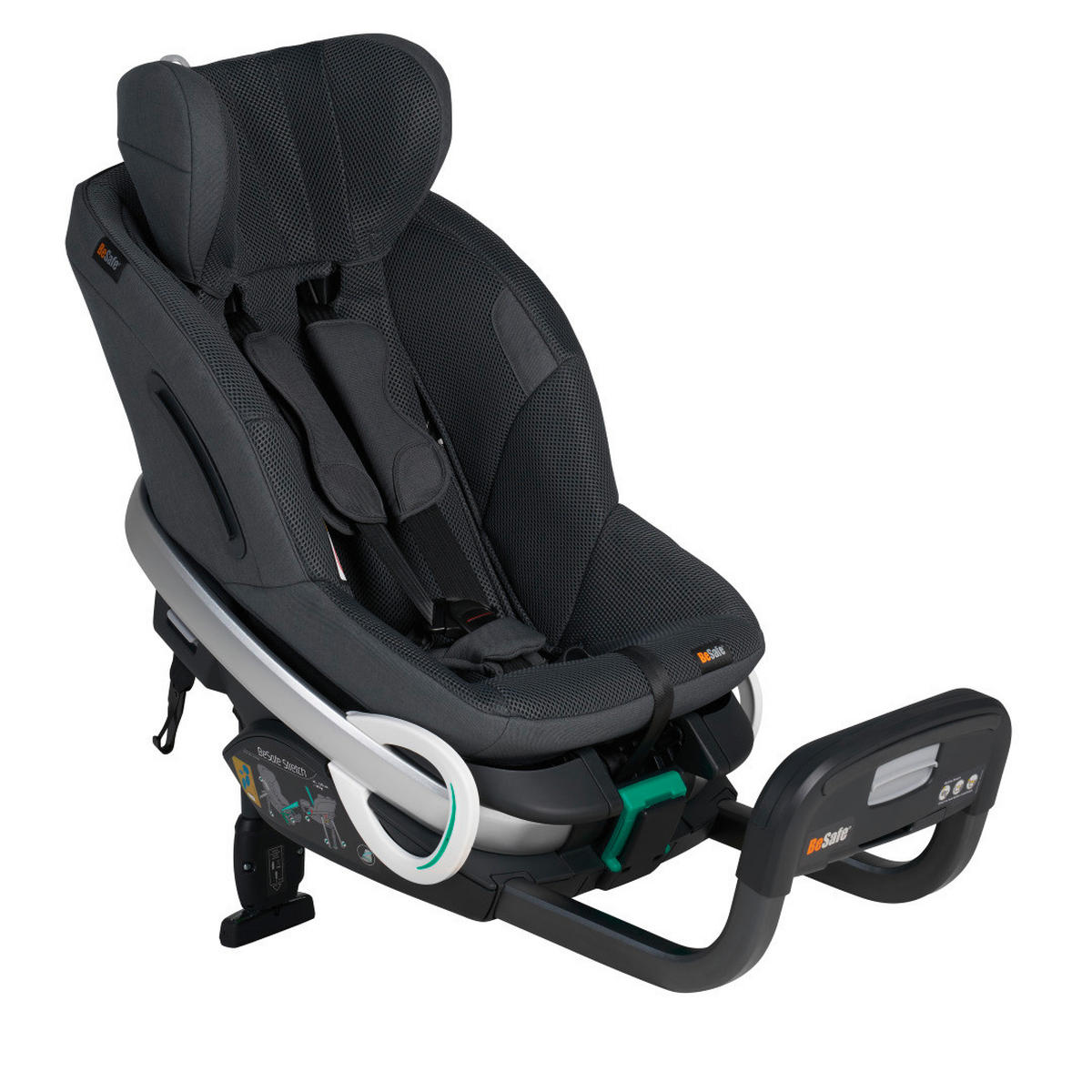 AUTO-SEDIŠTE ZA DECU  STRETCH  - crna, Osnovno, tekstil/plastika (10kg) - Besafe