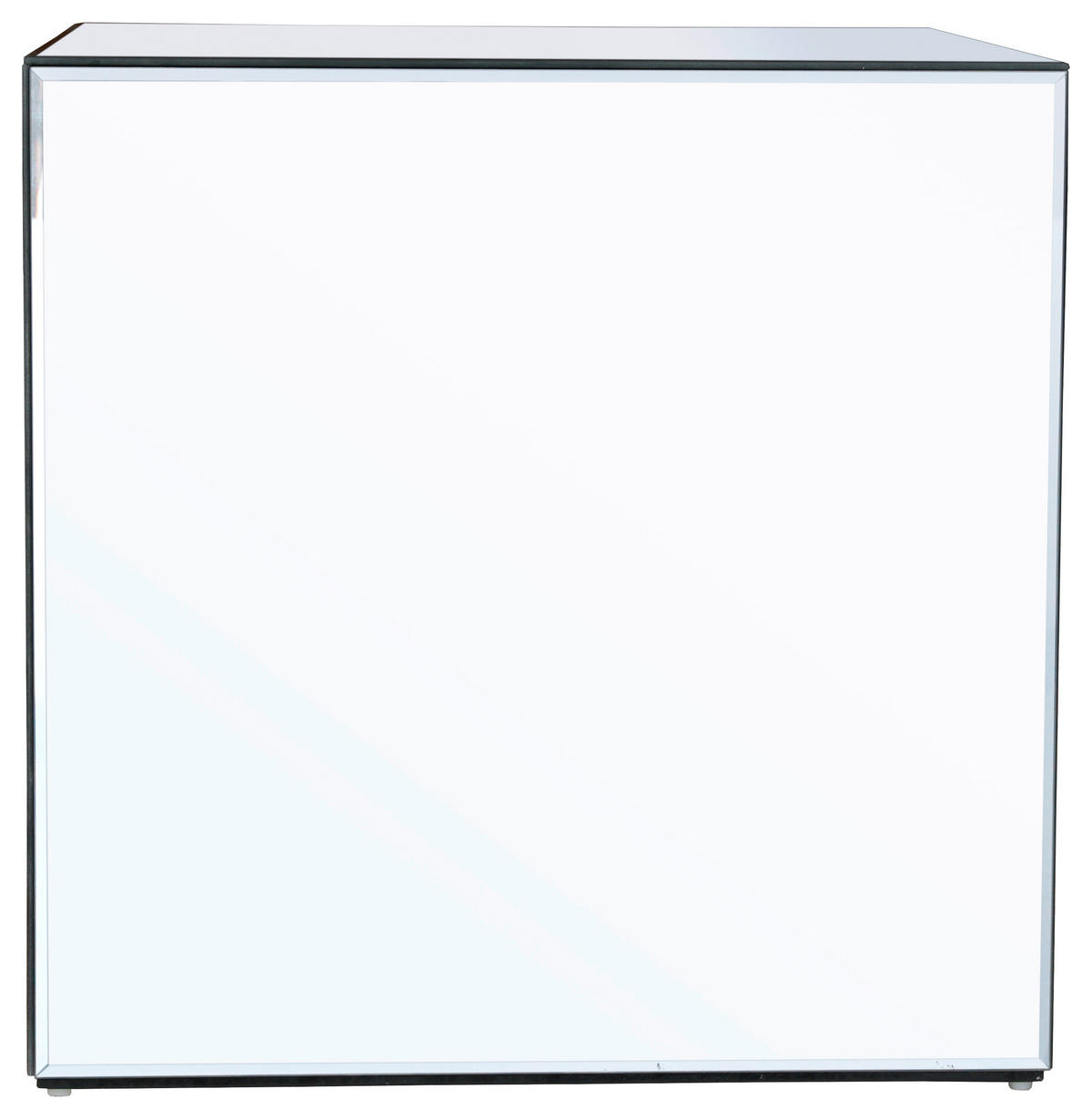 COUCHTISCH in Glas, Holzwerkstoff  - Klar, Design, Glas/Holzwerkstoff (40/40/40cm) - MID.YOU