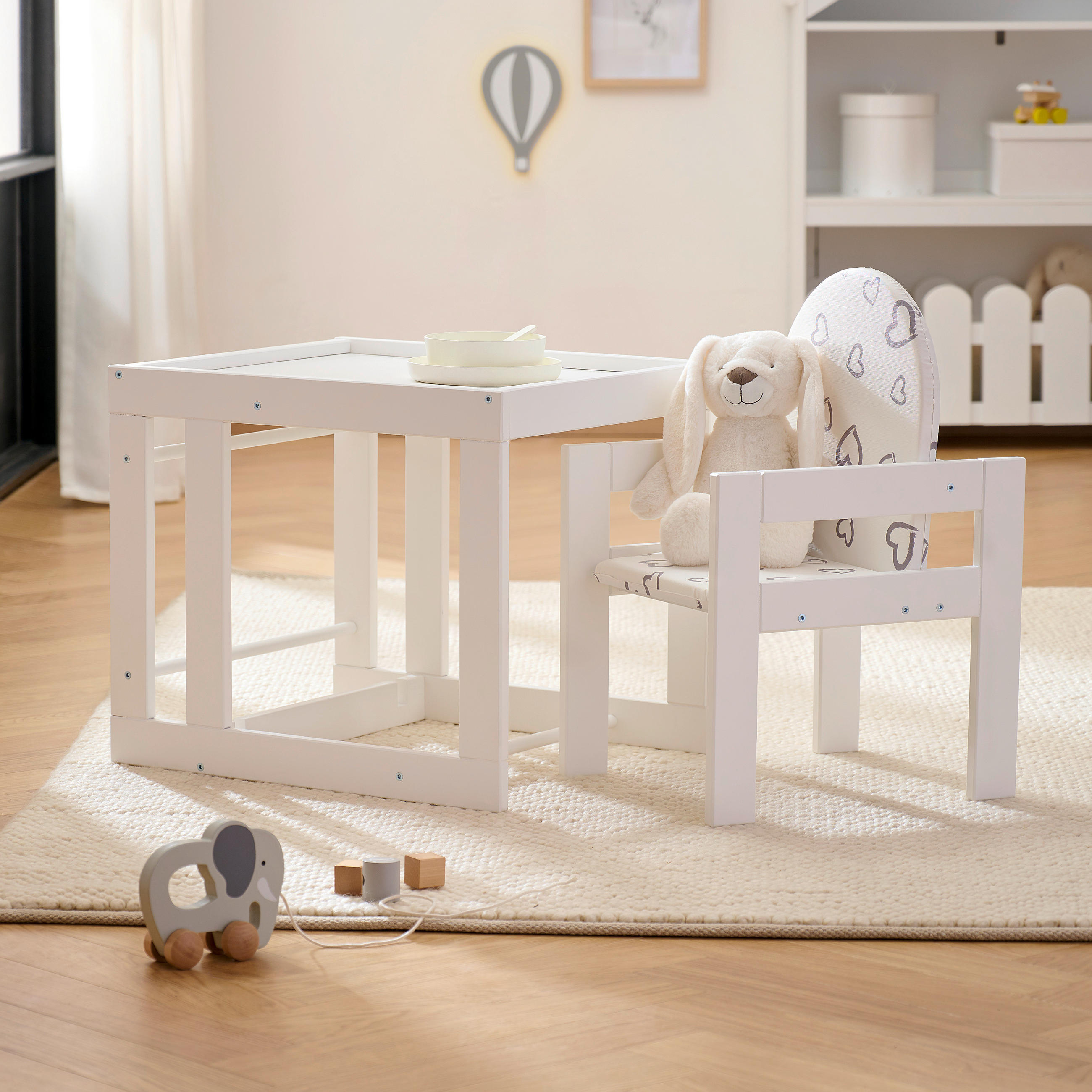 KOMBI HRANILICA   - bijela, Basics, drvo - My Baby Lou
