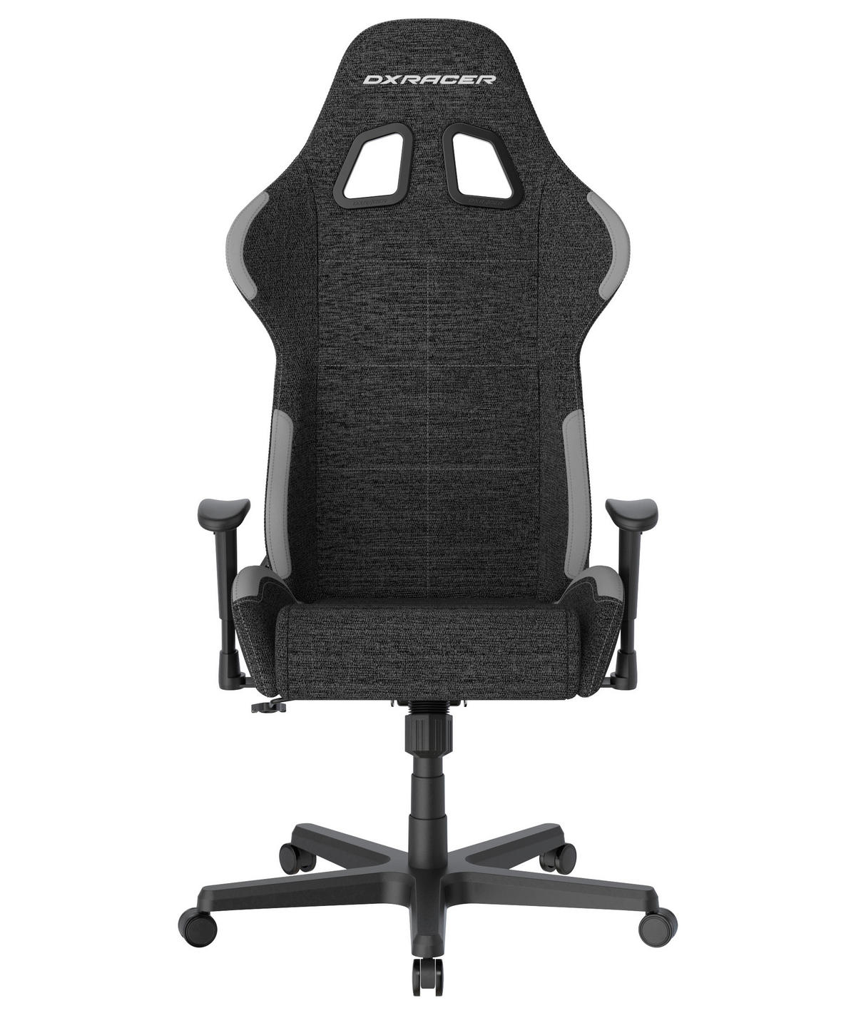 GAMINGSTUHL  in Grau, Schwarz  - Schwarz/Grau, KONVENTIONELL, Kunststoff/Textil (70/129/70cm) - Dxracer