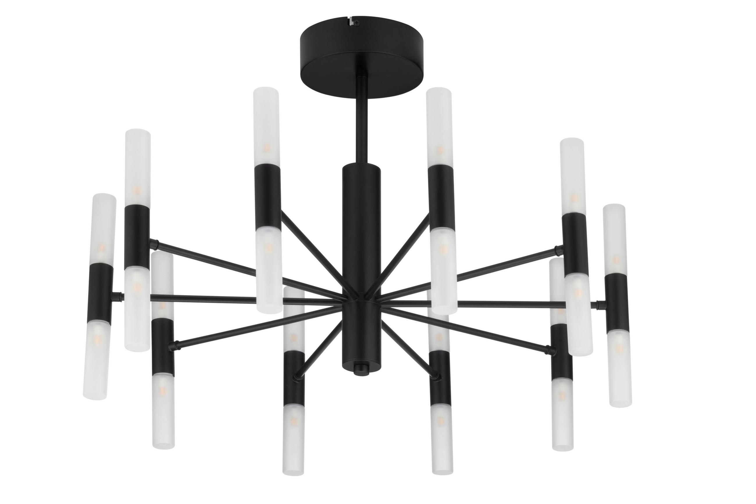 DECKENLEUCHTE 68,5/49,5 cm  - Weiß, Trend, Glas (68,5/49,5cm) - Collett's Monde