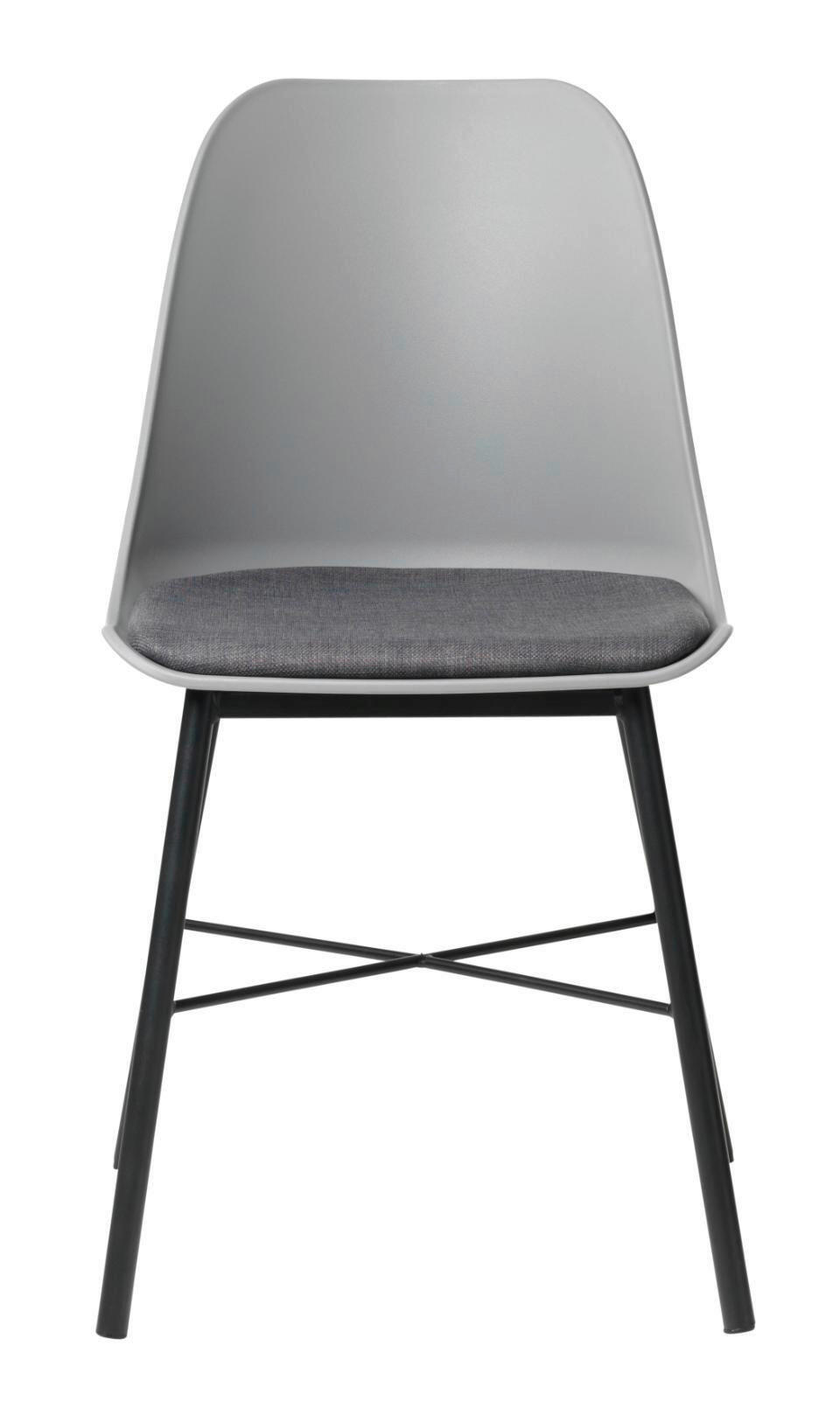 STUHL Grau  - Schwarz/Grau, MODERN, Kunststoff/Textil (47/83/54cm) - Livetastic