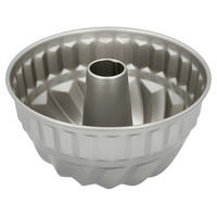 GUGELHUPFFORM  - Silberfarben, KONVENTIONELL, Metall (16/8,5/16cm) - Birkmann