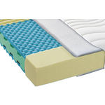 KOMFORTSCHAUMMATRATZE 140/200 cm Höhe ca. 18 cm  - Weiß, Basics, Textil (140/200cm) - Sleeptex