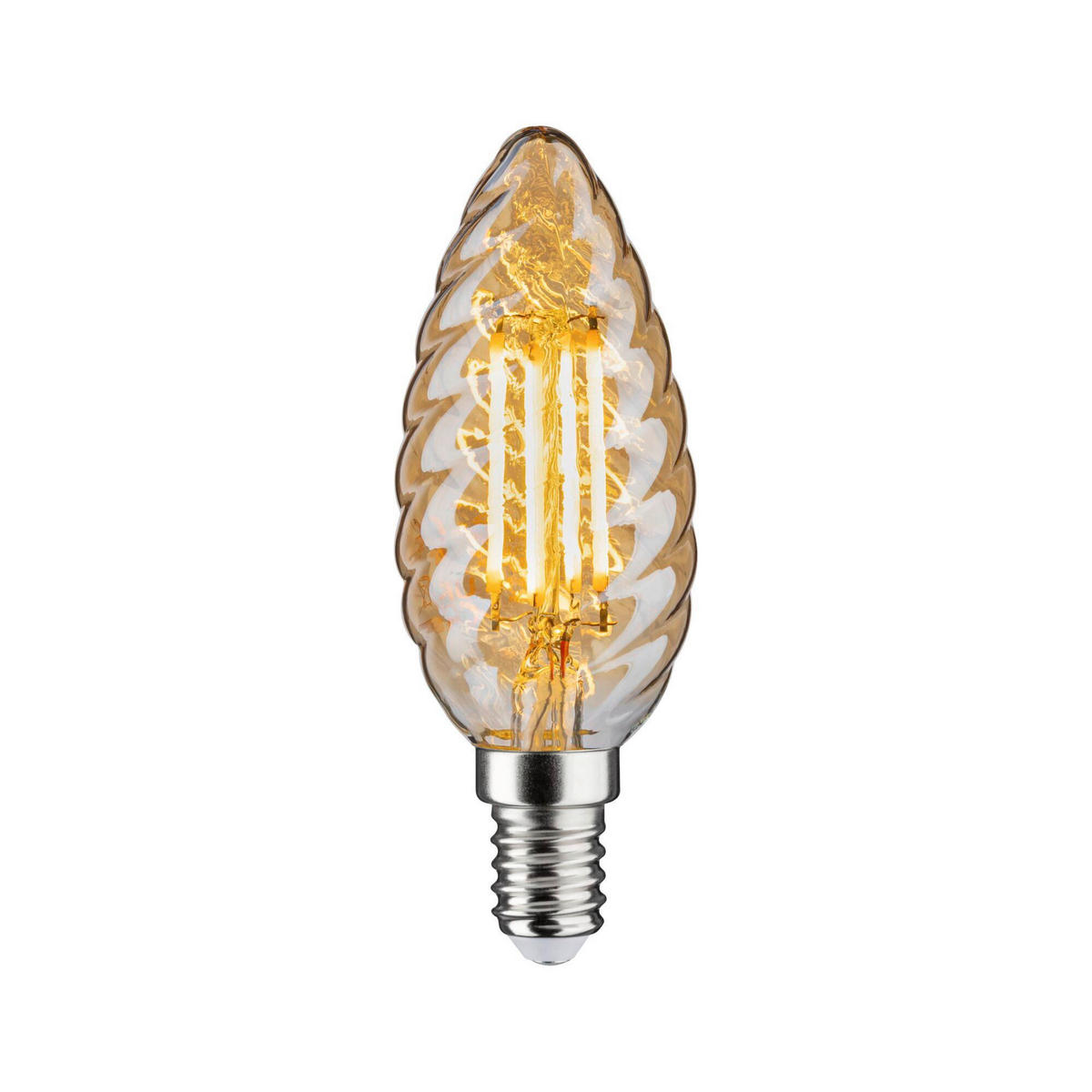LED-LEUCHTMITTEL   E14 4.7 W 430 lm  - Goldfarben, Basics, Glas (9,8/3,5cm) - Paulmann