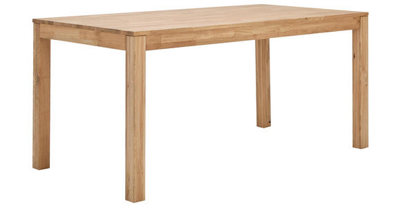 ESSTISCH in Holz 160-210/85/75 cm - Wildeiche, Natur, Holz (160-210/85/75cm) - Linea Natura