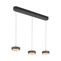 LED-PENDELLEUCHTE Elmo 96/17,5/180 cm  - Schwarz, Design, Kunststoff/Metall (96/17,5/180cm) - Schöner Wohnen