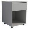 ROLLCONTAINER 39/55/45 cm  - Schwarz/Grau, Design, Holzwerkstoff/Kunststoff (39/55/45cm) - MID.YOU