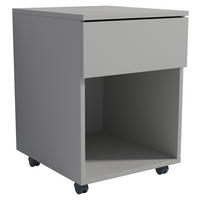 ROLLCONTAINER 39/55/45 cm  - Schwarz/Grau, Design, Holzwerkstoff/Kunststoff (39/55/45cm) - MID.YOU