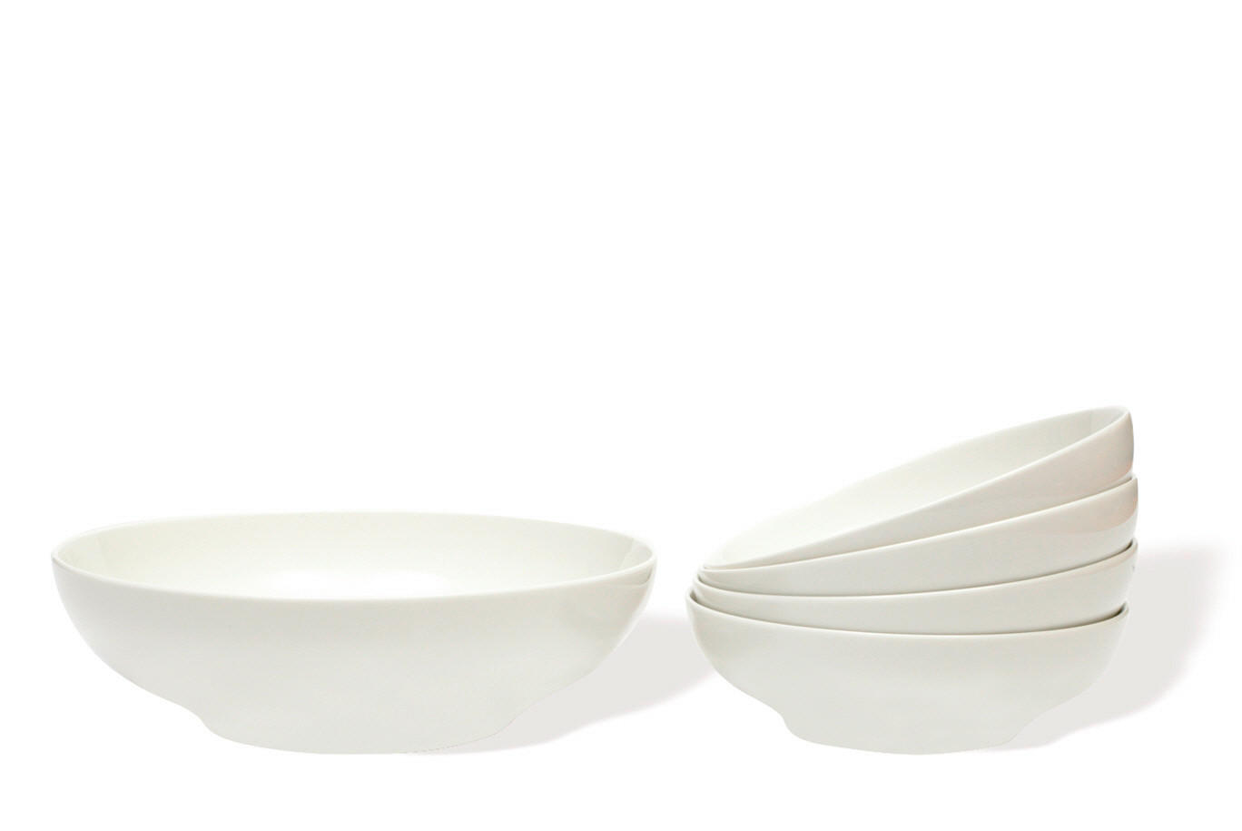 Maxwell & Williams SADA MISEK, keramika, 25/25/15 cm pětidílné - bílá