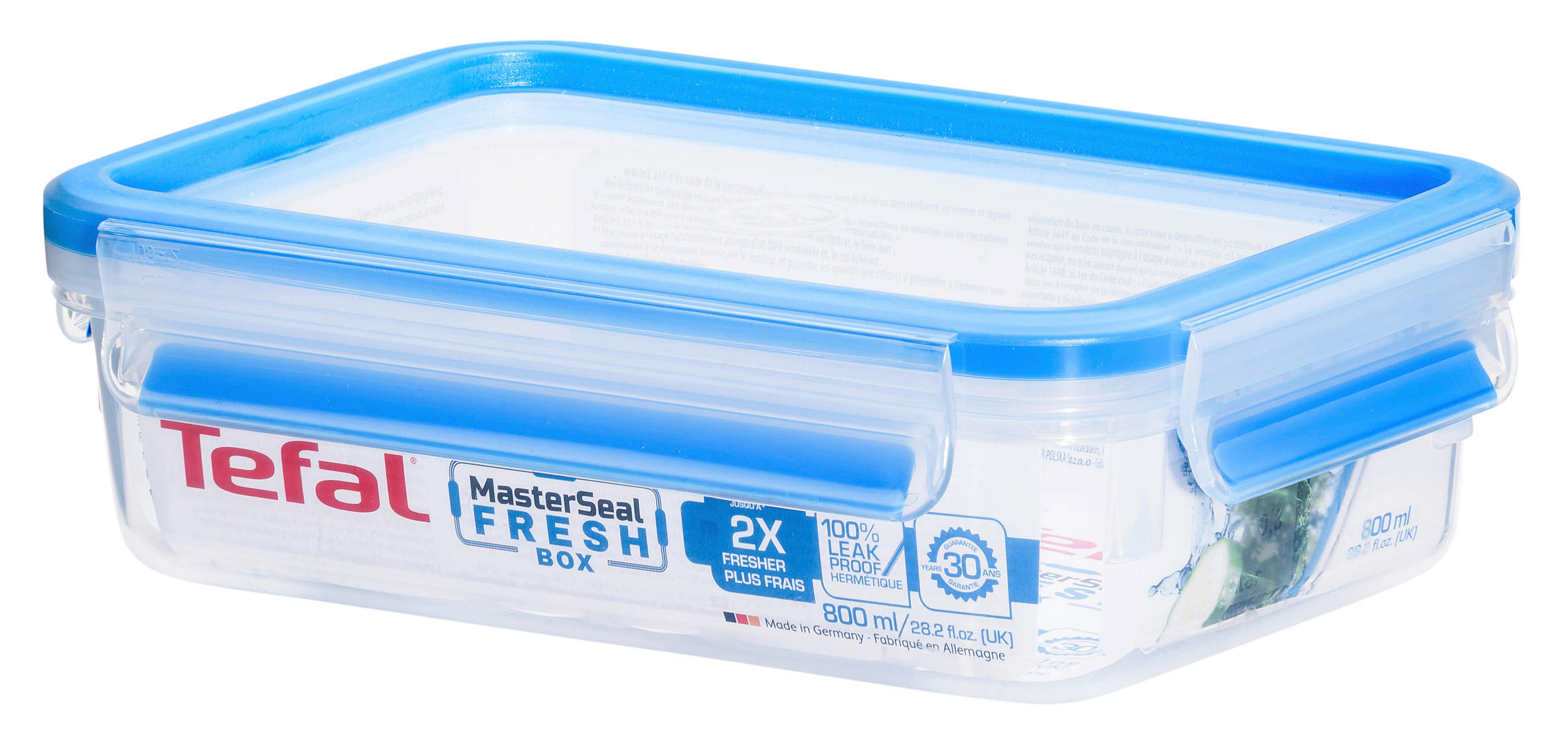 ÉTELTÁROLÓ DOBOZ   - Basics, műanyag (19,7/13,6/5,9cm) - Tefal